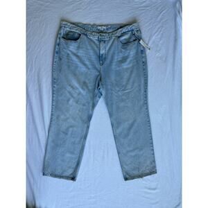 Good American x Zara Jeans Size 28/60 Light Wash 90’s Relaxed Collection Edition